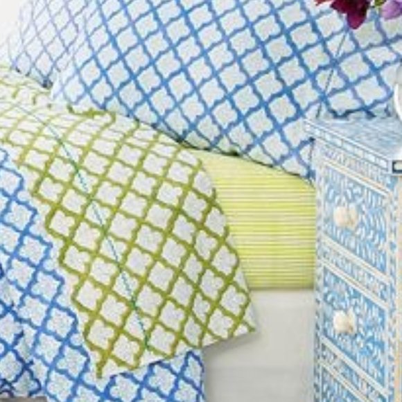 💚NWT ROLLER RABBIT CAPELLINI SHEET SET - Picture 1 of 5